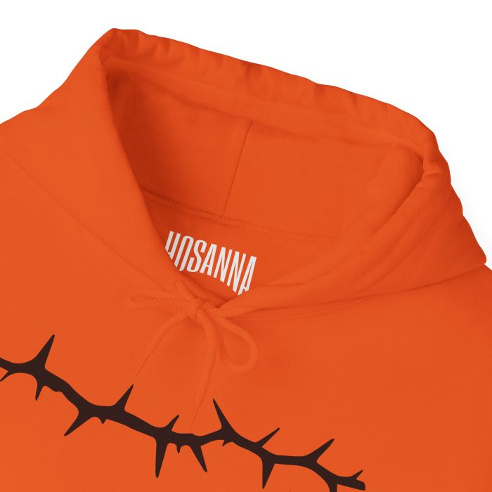 Crown Of Thorns - Hosanna Christian Hooded Sweatshirt - Image 5