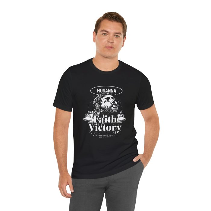 Faith Victory Unisex Tee - Hosanna Christian T Shirt - Image 12