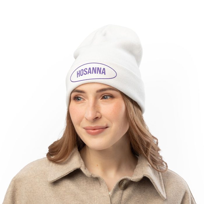 Hosanna Embroidered Knit Beanie - Image 3