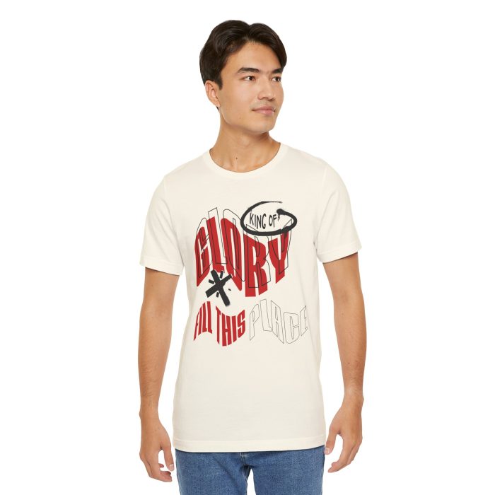 King of Glory Unisex Jersey Tee - Hosanna Christian T-Shirt - Image 18