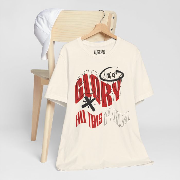 King of Glory Unisex Jersey Tee - Hosanna Christian T-Shirt - Image 6