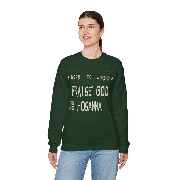 Praise God, Hosanna Crewneck Sweatshirt - Image 20
