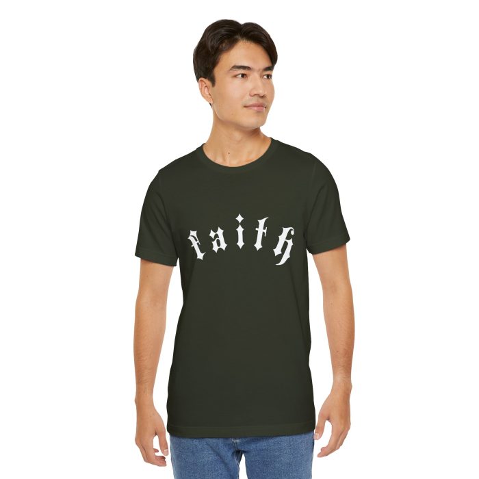 Faith - Unisex Jersey Short Sleeve Hosanna Christian T- Shirt - Image 51