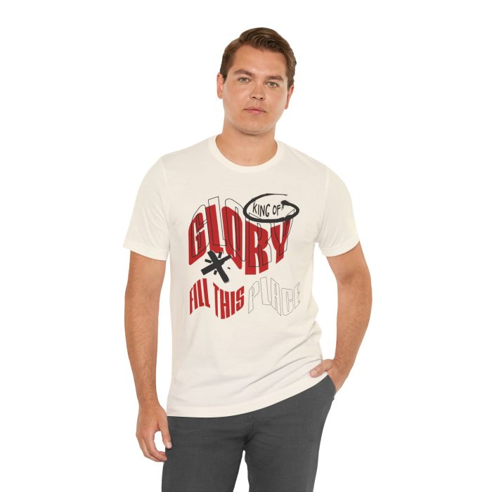 King of Glory Unisex Jersey Tee - Hosanna Christian T-Shirt - Image 12