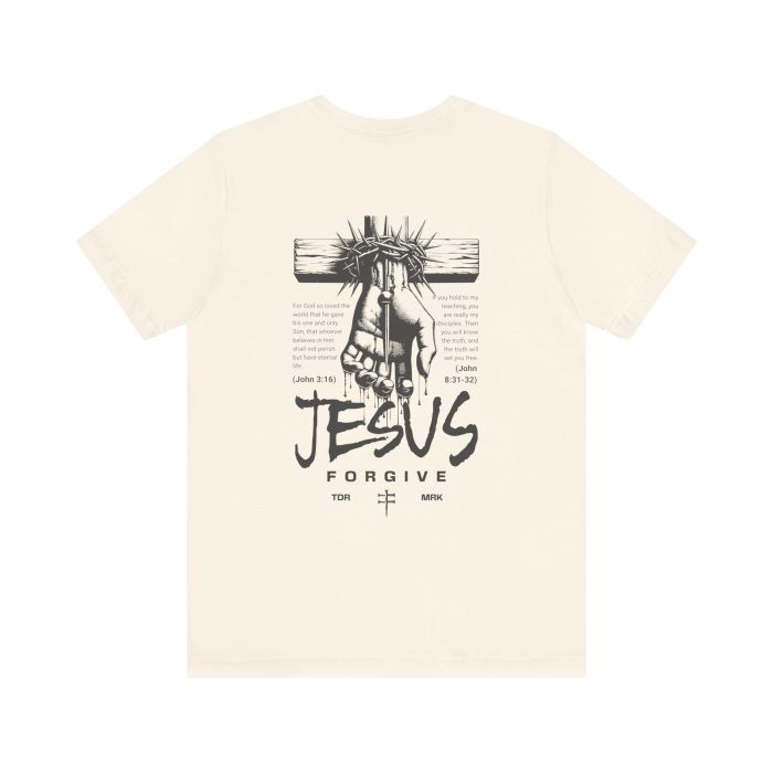 Jesus Forgives Tee - Hosanna Christian T Shirt - Image 65