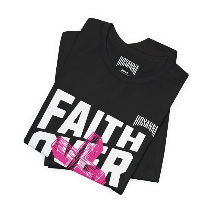 Faith Over Fear Unisex Jersey Tee – Hosanna Christian T-Shirt - Image 36