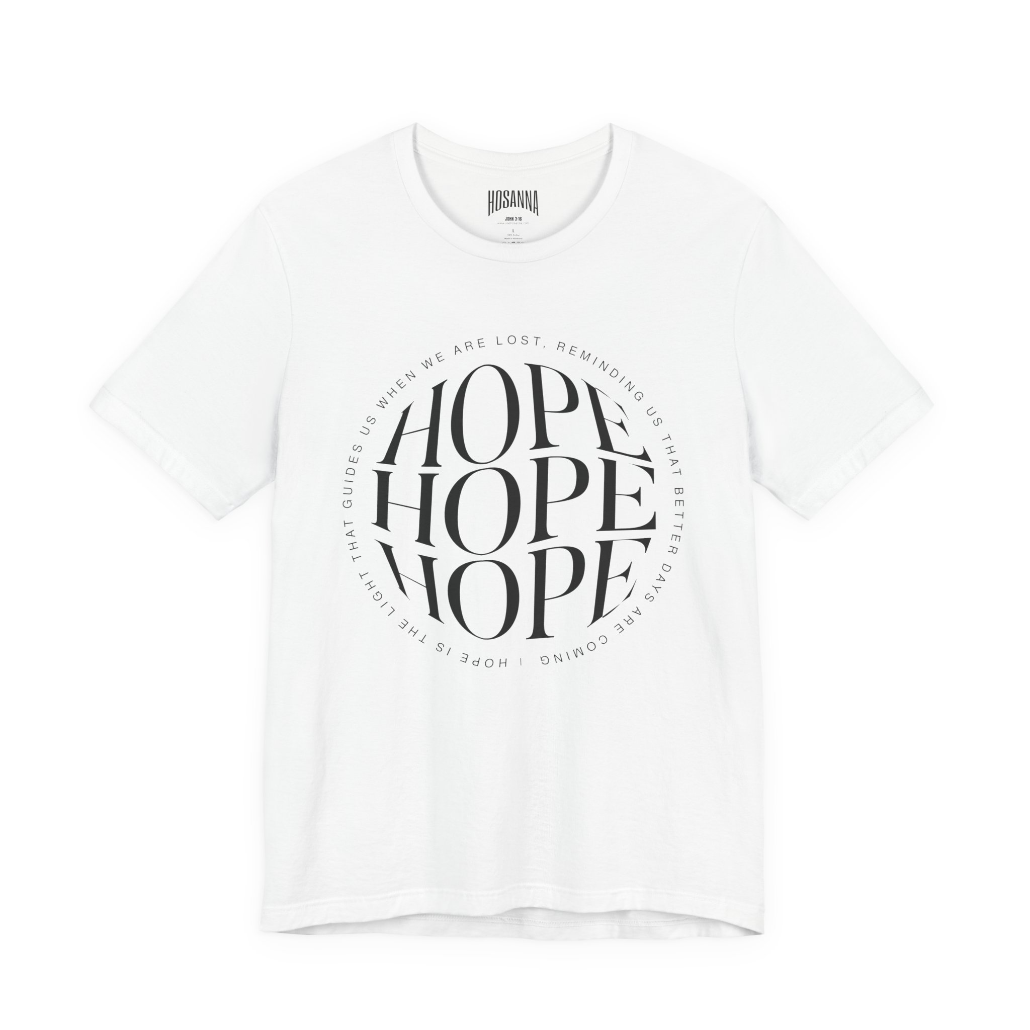 3942050663263247633_2048.jpeg Hope Unisex Jersey Tee - Christian Hosanna T Shirt - Image 1