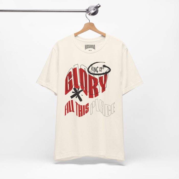 King of Glory Unisex Jersey Tee - Hosanna Christian T-Shirt - Image 5