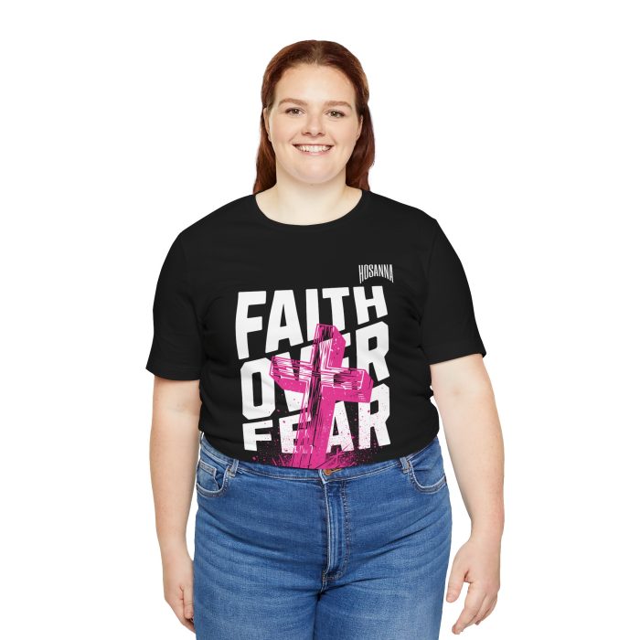 Faith Over Fear Unisex Jersey Tee – Hosanna Christian T-Shirt - Image 46