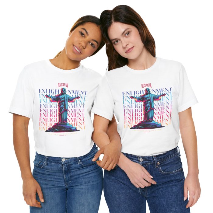 Enlightenment - Unisex Jersey Short Sleeve Hosanna Christian T-Shirt - Image 24