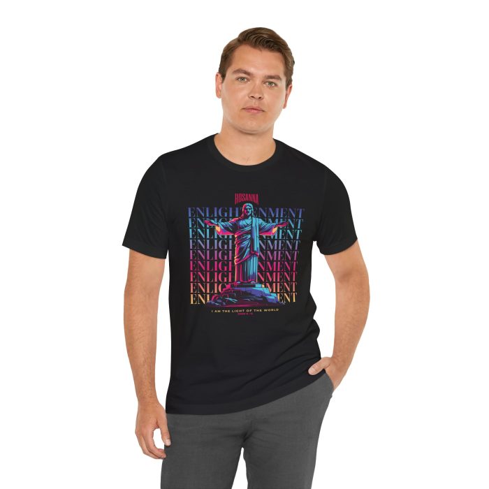 Enlightenment - Unisex Jersey Short Sleeve Hosanna Christian T-Shirt - Image 45