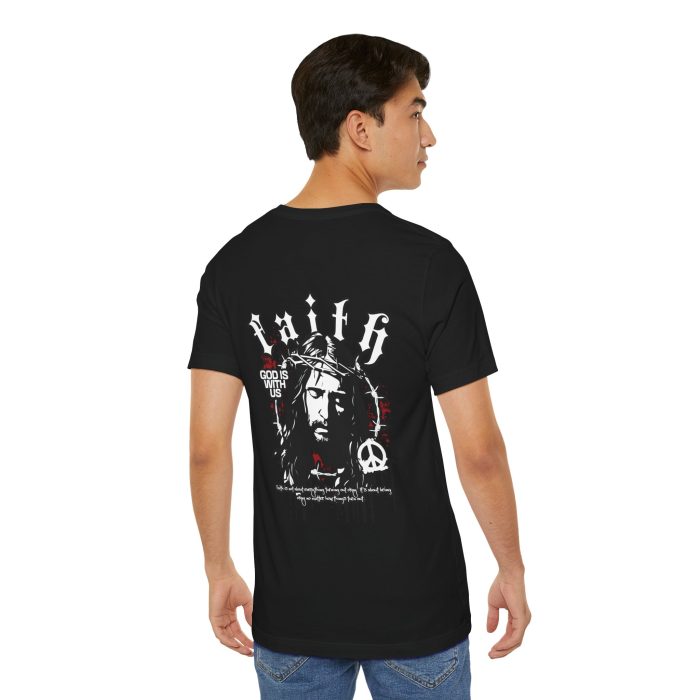 Faith - Unisex Jersey Short Sleeve Hosanna Christian T- Shirt - Image 19