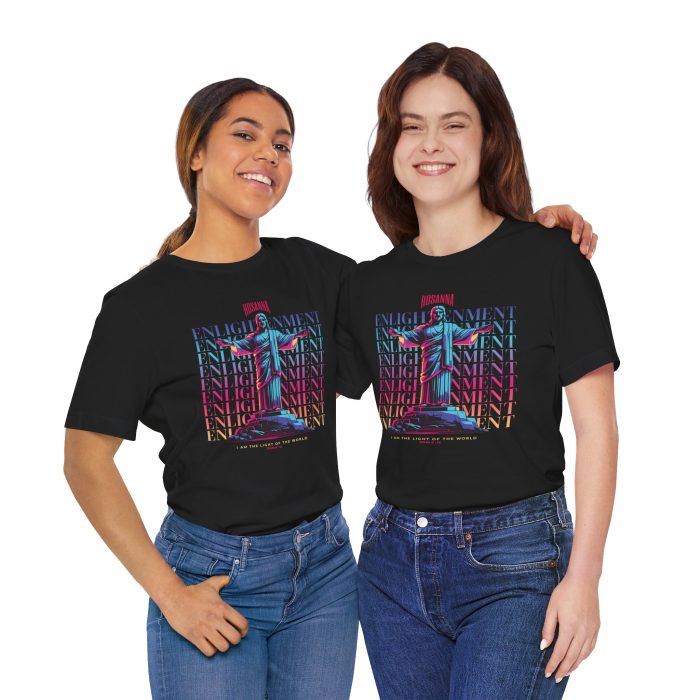 Enlightenment - Unisex Jersey Short Sleeve Hosanna Christian T-Shirt - Image 58