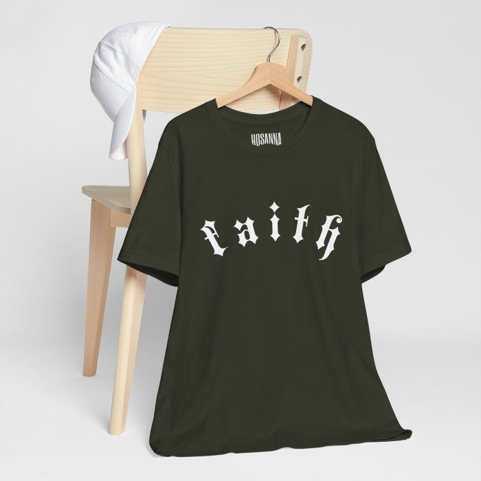 Faith - Unisex Jersey Short Sleeve Hosanna Christian T- Shirt - Image 39