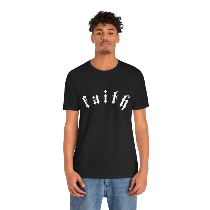 Faith - Unisex Jersey Short Sleeve Hosanna Christian T- Shirt - Image 10