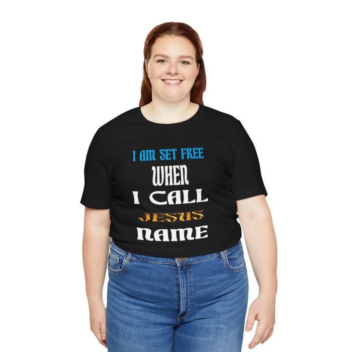I Am Set Free Short Sleeve Tee - Hosanna Christian T Shirt - Image 13