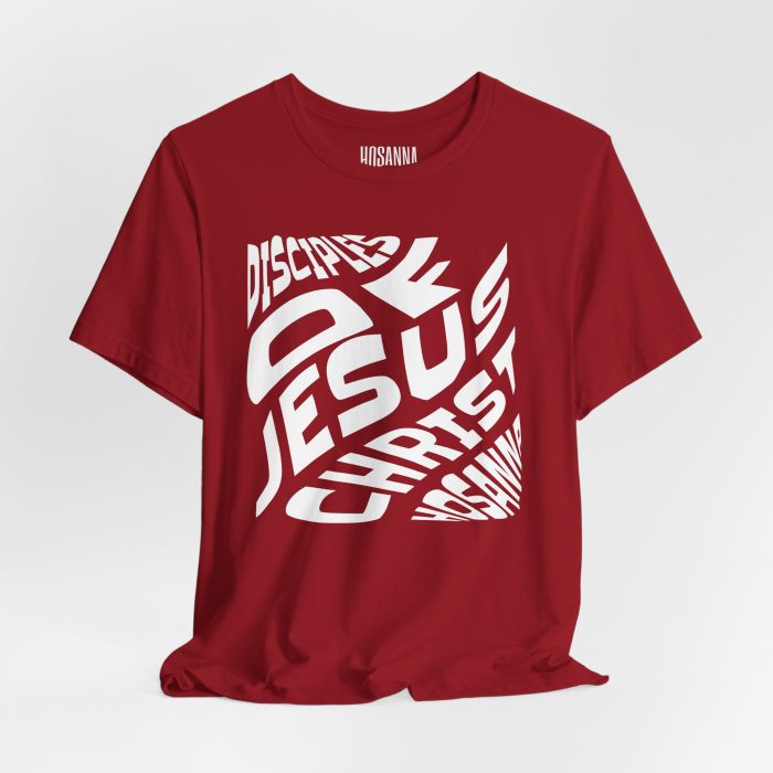 Disciple of Jesus Christ' Design Tee - Hosanna Christian T Shirt - Image 70