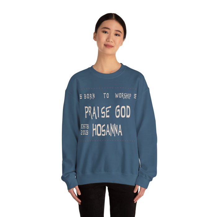 Praise God, Hosanna Crewneck Sweatshirt - Image 28