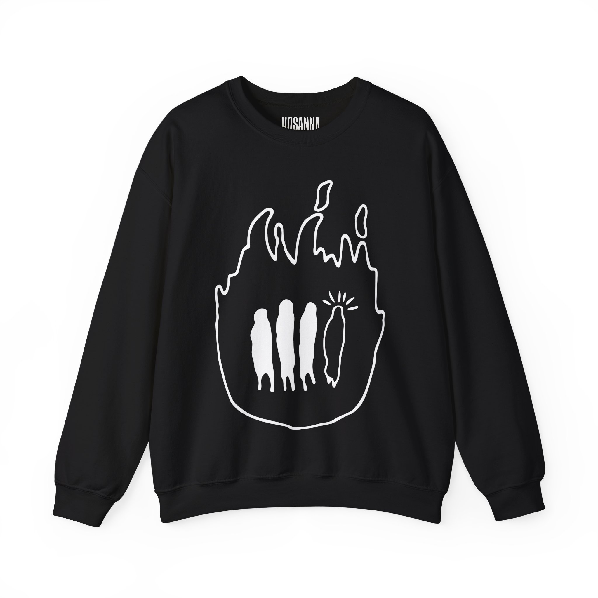 5604072527100926255_2048.jpeg Another In The Fire - Hosanna Christian Crewneck Sweatshirt - Image 1