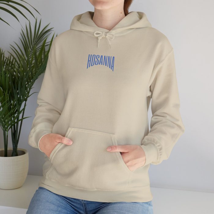 Created With Purpose, For Purpose - Hosanna Christian Hooded Sweatshirt - Image 15