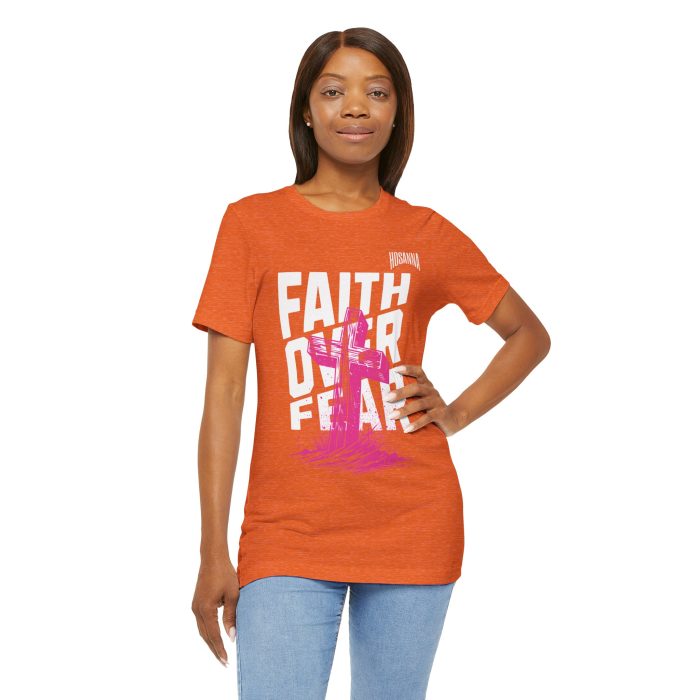 Faith Over Fear Unisex Jersey Tee – Hosanna Christian T-Shirt - Image 20