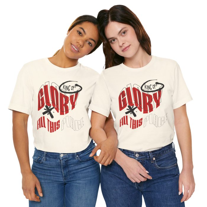 King of Glory Unisex Jersey Tee - Hosanna Christian T-Shirt - Image 24