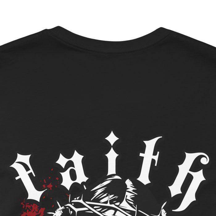 Faith - Unisex Jersey Short Sleeve Hosanna Christian T- Shirt - Image 8