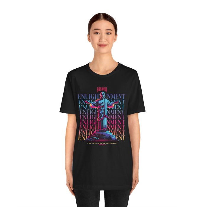 Enlightenment - Unisex Jersey Short Sleeve Hosanna Christian T-Shirt - Image 42