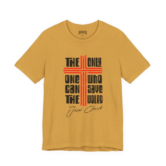 The Only One - Jesus Christ Short Sleeve Tee - Image 11