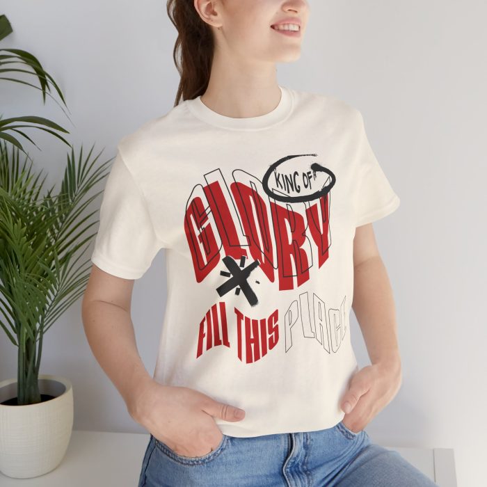 King of Glory Unisex Jersey Tee - Hosanna Christian T-Shirt - Image 22