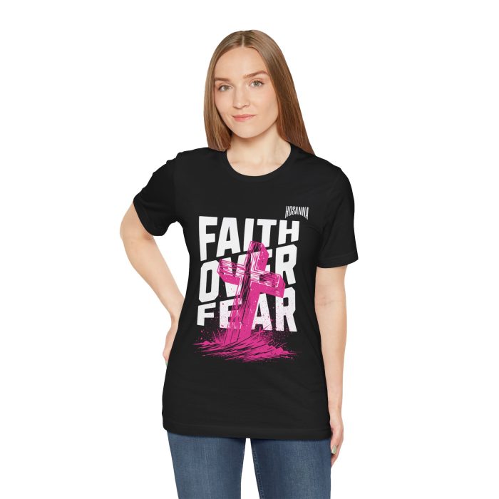 Faith Over Fear Unisex Jersey Tee – Hosanna Christian T-Shirt - Image 44