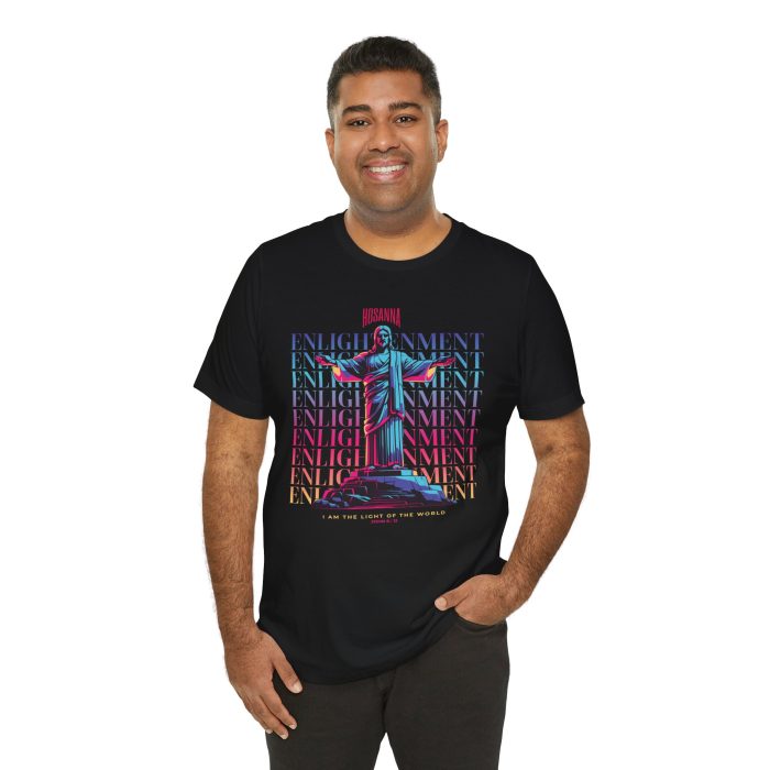 Enlightenment - Unisex Jersey Short Sleeve Hosanna Christian T-Shirt - Image 47