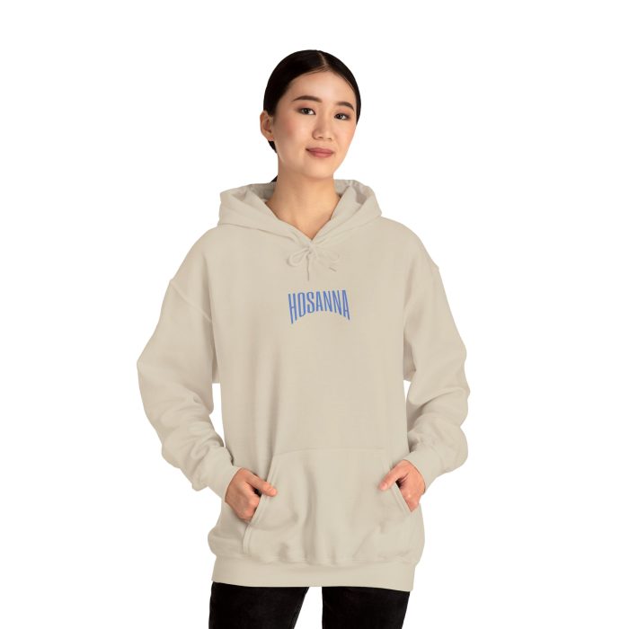 Created With Purpose, For Purpose - Hosanna Christian Hooded Sweatshirt - Image 6