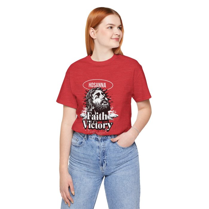 Faith Victory Unisex Tee - Hosanna Christian T Shirt - Image 49