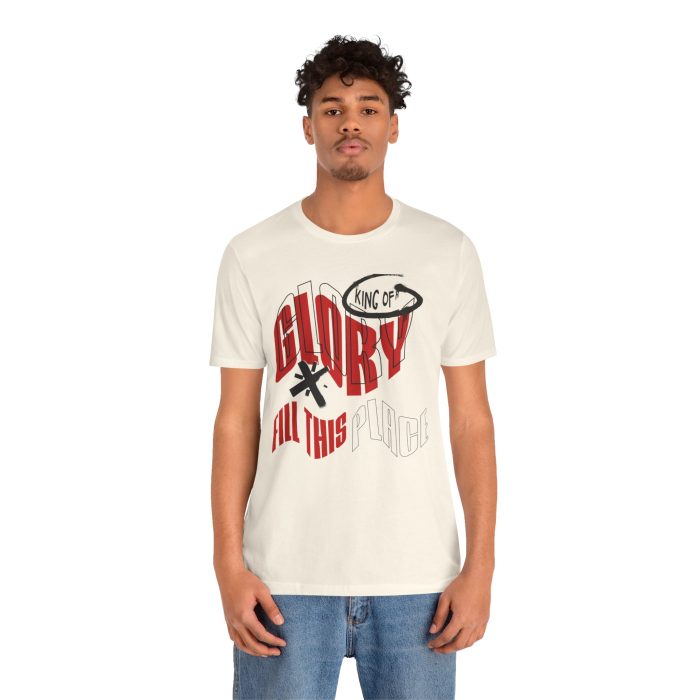 King of Glory Unisex Jersey Tee - Hosanna Christian T-Shirt - Image 10