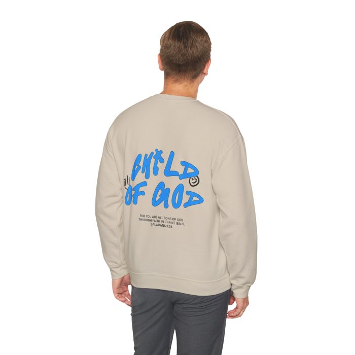 Child Of God - Hosanna Christian Crewneck Sweatshirt - Image 7