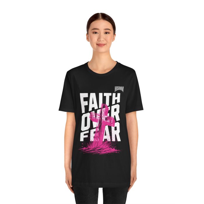 Faith Over Fear Unisex Jersey Tee – Hosanna Christian T-Shirt - Image 42