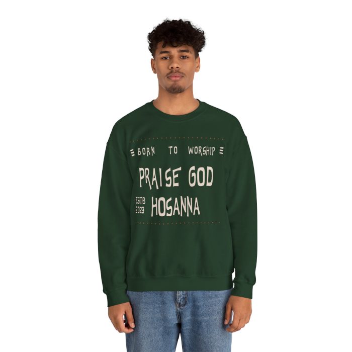 Praise God, Hosanna Crewneck Sweatshirt - Image 17