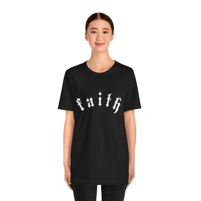 Faith - Unisex Jersey Short Sleeve Hosanna Christian T- Shirt - Image 9