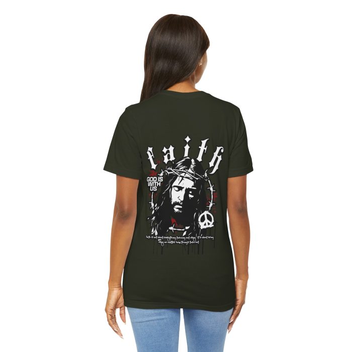 Faith - Unisex Jersey Short Sleeve Hosanna Christian T- Shirt - Image 54