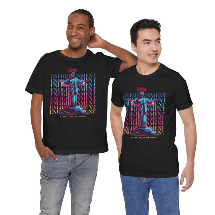 Enlightenment - Unisex Jersey Short Sleeve Hosanna Christian T-Shirt - Image 59
