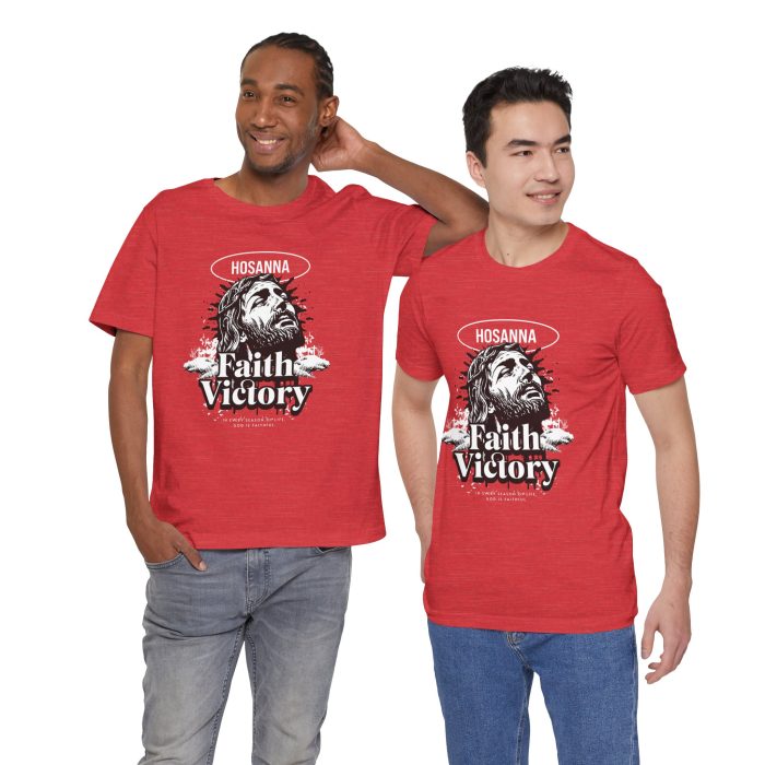 Faith Victory Unisex Tee - Hosanna Christian T Shirt - Image 59