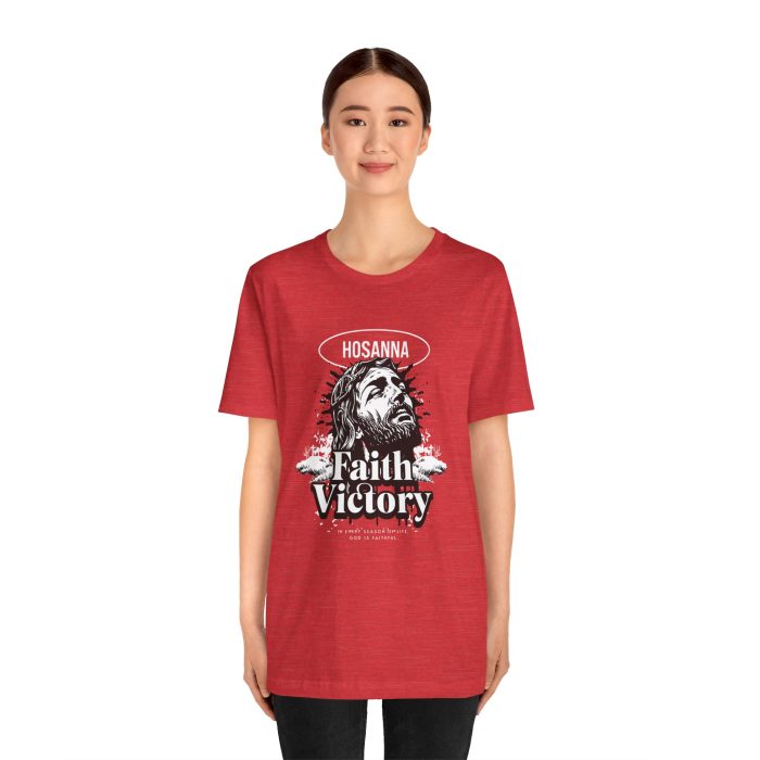 Faith Victory Unisex Tee - Hosanna Christian T Shirt - Image 42
