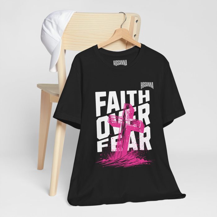 Faith Over Fear Unisex Jersey Tee – Hosanna Christian T-Shirt - Image 39