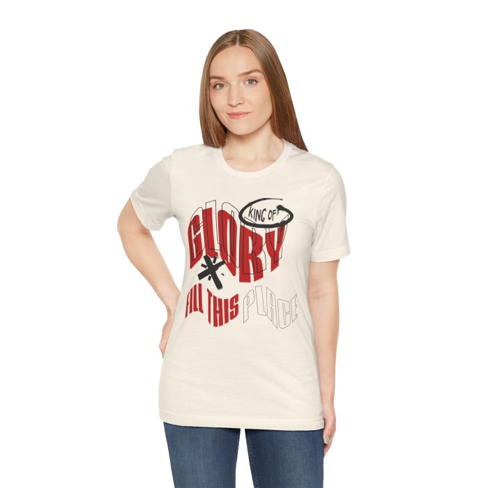 King of Glory Unisex Jersey Tee - Hosanna Christian T-Shirt - Image 11