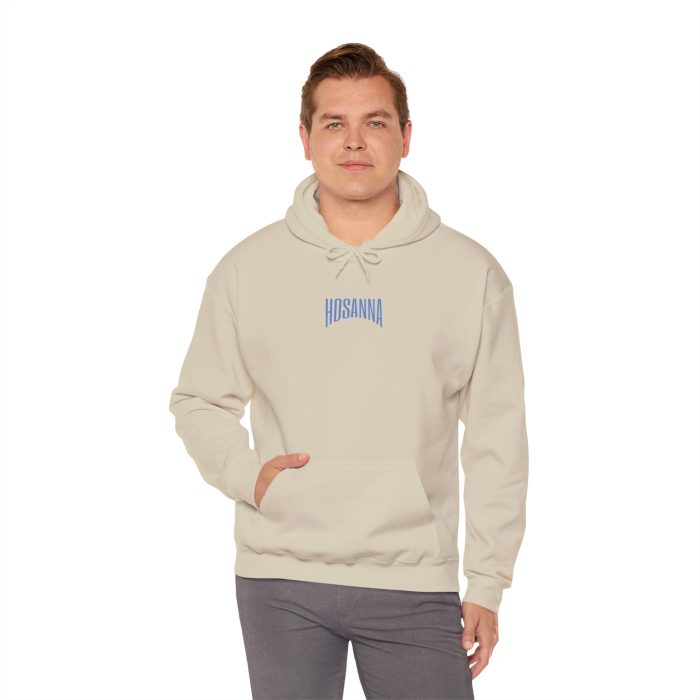 Created With Purpose, For Purpose - Hosanna Christian Hooded Sweatshirt - Image 9