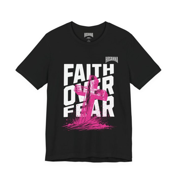 Faith Over Fear Unisex Jersey Tee – Hosanna Christian T-Shirt - Image 34