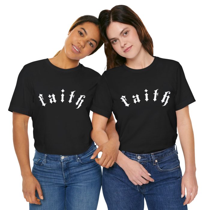 Faith - Unisex Jersey Short Sleeve Hosanna Christian T- Shirt - Image 24
