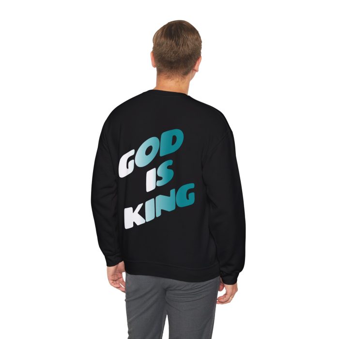 God is King - Hosanna Christian Crewneck Sweatshirt - Image 7