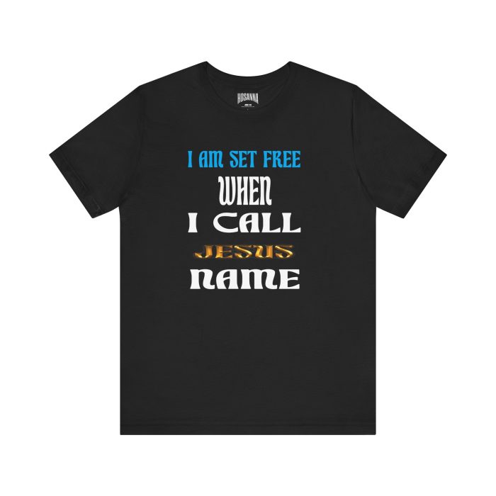 I Am Set Free Short Sleeve Tee - Hosanna Christian T Shirt - Image 31